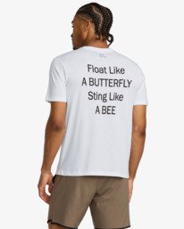 3 Sting Like A Bee - Short Sleeve T-Shirt for Men White 23MS433550 RVCA