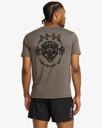 3 Benj Tiger Eyes - Short Sleeve T-Shirt for Men Multi 23MS433552 RVCA