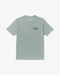 0 VA Blur Fill - Short Sleeve T-Shirt for Men Grey 23MS433559 RVCA