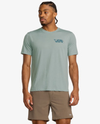 2 VA Blur Fill - Short Sleeve T-Shirt for Men Grey 23MS433559 RVCA