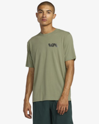 2 VA Blur Fill - Short Sleeve T-Shirt for Men Multi 23MS433559 RVCA
