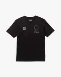 0 Va Mark Fill - Short Sleeve T-Shirt for Men Black 23MS433561 RVCA