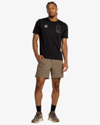 5 Va Mark Fill - Short Sleeve T-Shirt for Men Black 23MS433561 RVCA