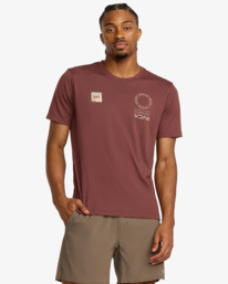 2 Va Mark Fill - Short Sleeve T-Shirt for Men Multi 23MS433561 RVCA