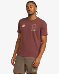 4 Va Mark Fill - Short Sleeve T-Shirt for Men Multi 23MS433561 RVCA