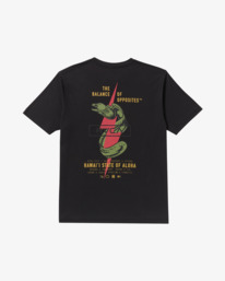 1 Shock Squad - Short Sleeve T-Shirt for Men Black 23MS433562 RVCA