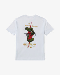 1 Shock Squad - Short Sleeve T-Shirt for Men White 23MS433562 RVCA