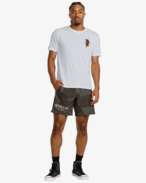 5 Shock Squad - Short Sleeve T-Shirt for Men White 23MS433562 RVCA