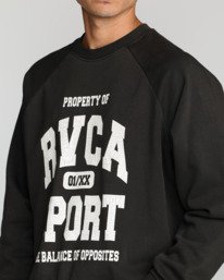 4 Property Of Va Essential - Sweatshirt f&uuml;r M&auml;nner Schwarz 23MS461600 RVCA