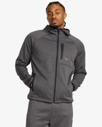 2 Balance Tech - Sweat à capuche zippé pour Homme Noir 23MS483501 RVCA