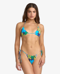 0 Flower Gazer - Triangle-Bikinioberteil für Frauen Blau 23O142506 RVCA