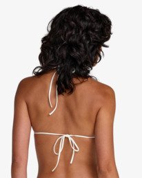 1 Bryce Baker - Triangle Bikini Top for Women White 23O142625 RVCA