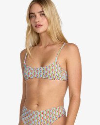 2 Slow Going - Bandeau Bikini Top for Women Blue 23O181603 RVCA