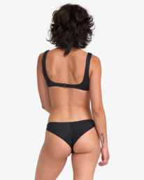 0 Solid - Bikiniunterteil mit knapper Bedeckung für Frauen Schwarz 23O211504 RVCA