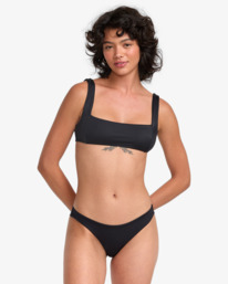 1 Solid - Bikiniunterteil mit knapper Bedeckung für Frauen Schwarz 23O211504 RVCA