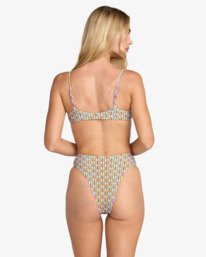 0 Slow Going - Braguita de bikini de cobertura media para mujer Azul 23O211602 RVCA