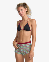 3 Aren Retro - Cueca de biquíni estilo calções curtos para Mulher Multi 23O222502 RVCA