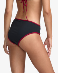 4 Aren Bound - Cueca de biquíni estilo calções curtos para Mulher Preto 23O222503 RVCA