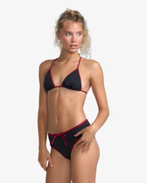 3 Aren Bound - Cueca de biquíni estilo calções curtos para Mulher Preto 23O222503 RVCA