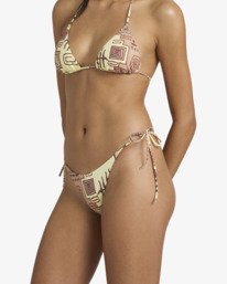 4 Deep Vibe - Mutandina bikini con nodo laterale da Donna Brown 23O281603 RVCA