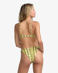 0 Beach Wave - Bikinihose mit mittlerer Bedeckung für Frauen Grün 23O282504 RVCA