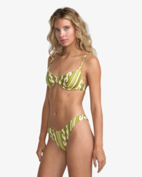 2 Beach Wave - Bikinihose mit mittlerer Bedeckung für Frauen Grün 23O282504 RVCA