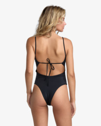 1 Solid Basic - Badeanzug mit mittlerer Bedeckung für Frauen Schwarz 23O302502 RVCA
