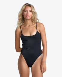 0 Solid Basic - Badeanzug mit mittlerer Bedeckung für Frauen Schwarz 23O302502 RVCA