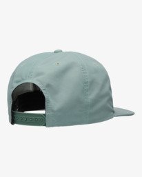 3 Shock Squad - Boné Snapback para homem Verde 23SP553502 RVCA