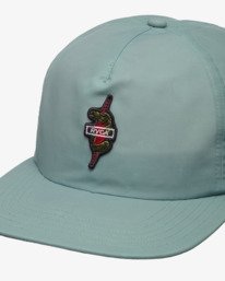2 Shock Squad - Boné Snapback para homem Verde 23SP553502 RVCA