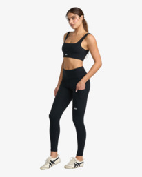 3 Va Square Neck - Soutien de desporto de suporte médio para mulher Preto 23WS021506 RVCA