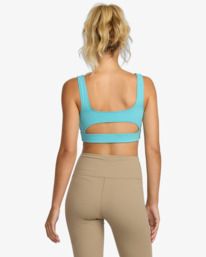 1 Va Square Neck - Soutien de desporto de suporte médio para mulher Azul 23WS021506 RVCA