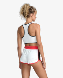 1 Aren Retro - Calções de cintura elástica para Mulher Branco 23WS092502 RVCA