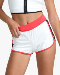 2 Aren Retro - Calções de cintura elástica para Mulher Branco 23WS092502 RVCA