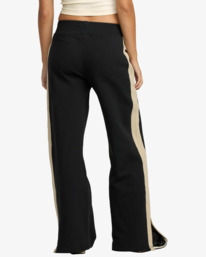 1 Benchwarmer - Wide Leg Tracksuit Bottoms for Women Black 23WS113505 RVCA