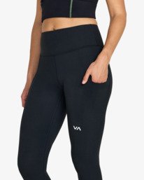 2 VA Essential - Leggings para mulher Preto 23WS113506 RVCA