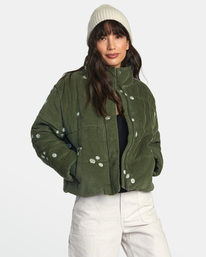 1 Eezeh Embroidered Green AVJJK00183 RVCA