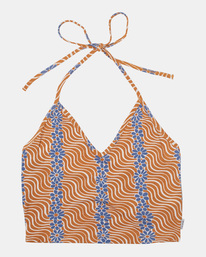 0 Sunrise - Top Deportivo Halter para Mujer  AVJKT00243 RVCA