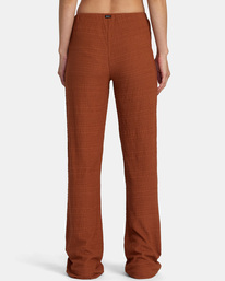 1 Honey - Pantalon coupe décontractée pour Femme Marron AVJNP00295 RVCA