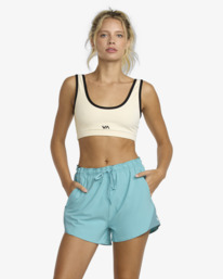 0 Va Essential Yogger 12" - Stoffshorts für Frauen Blau AVJNS00180 RVCA