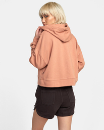 3 VA State Of Mind - Sudadera con Capucha para Mujer Marron AVJSF00248 RVCA