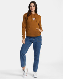 3 So Fly - Felpa con cappuccio da Donna  AVJSF00262 RVCA