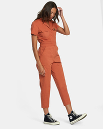 5 Recession Collection - Jumpsuit for Women Brown AVJWD00277 RVCA