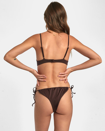7 Solid Shimmer - B&uuml;gel-Bikinioberteil f&uuml;r Frauen Braun AVJX300330 RVCA
