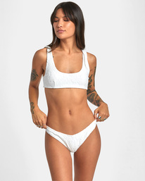 6 Dolly - Haut de bikini bralette pour Femme Blanc AVJX300384 RVCA