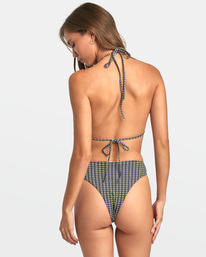 7 Recall High Rise - Cheeky Bikini Bottoms for Women Green AVJX400356 RVCA