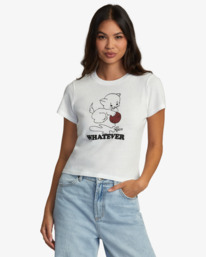 0 Whatever - T-Shirt für Frauen Bunt AVJZT00955 RVCA