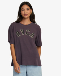 0 Ivy League - Camiseta de manga corta para Mujer Violeta AVJZT00959 RVCA