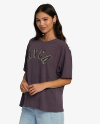 2 Ivy League - Camiseta de manga corta para Mujer  AVJZT00959 RVCA