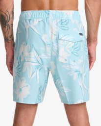 3 VA Elastic - Swim Shorts for Men Blue AVYBS00147 RVCA